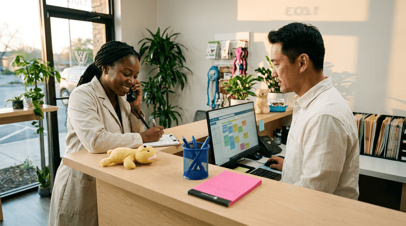 Curso de Recepcionista de Clínica Veterinária