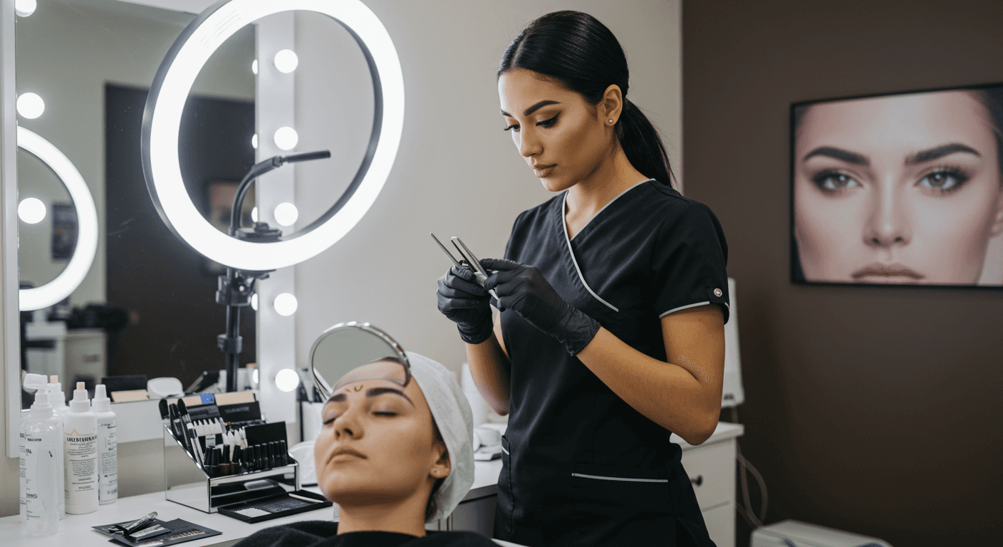 Curso de Formação em design de sobrancelhas: análise, técnicas, segurança e atendimento