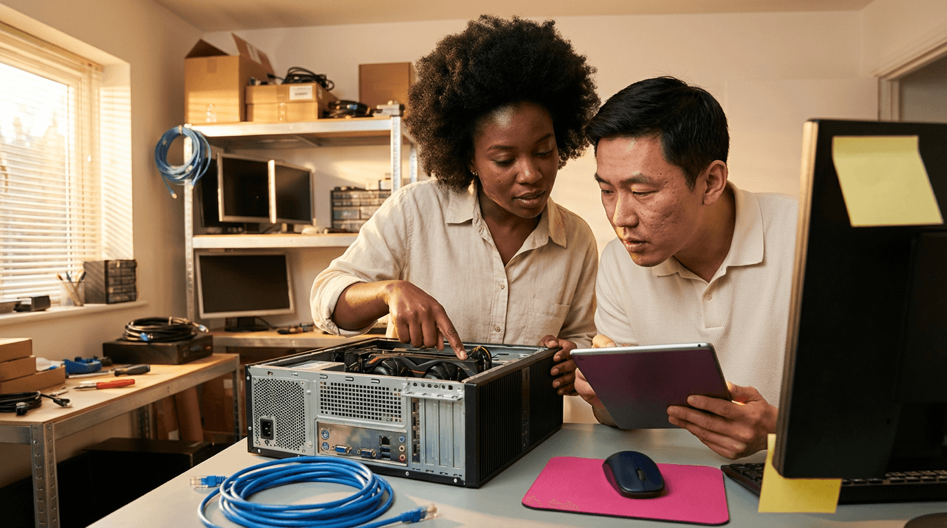 curso de soporte y mantenimiento de TI