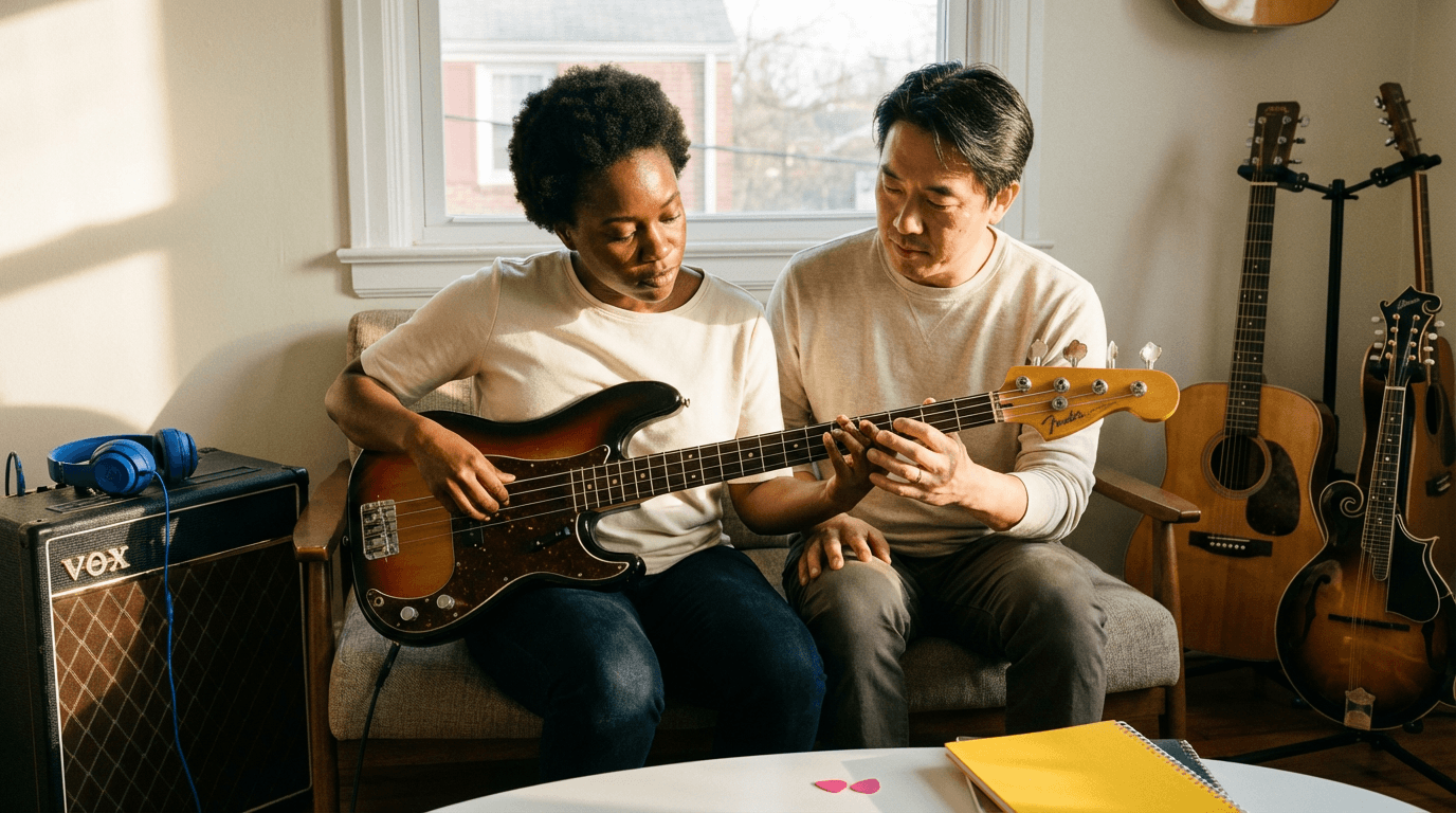 Kursus Gitar Bass Pemula