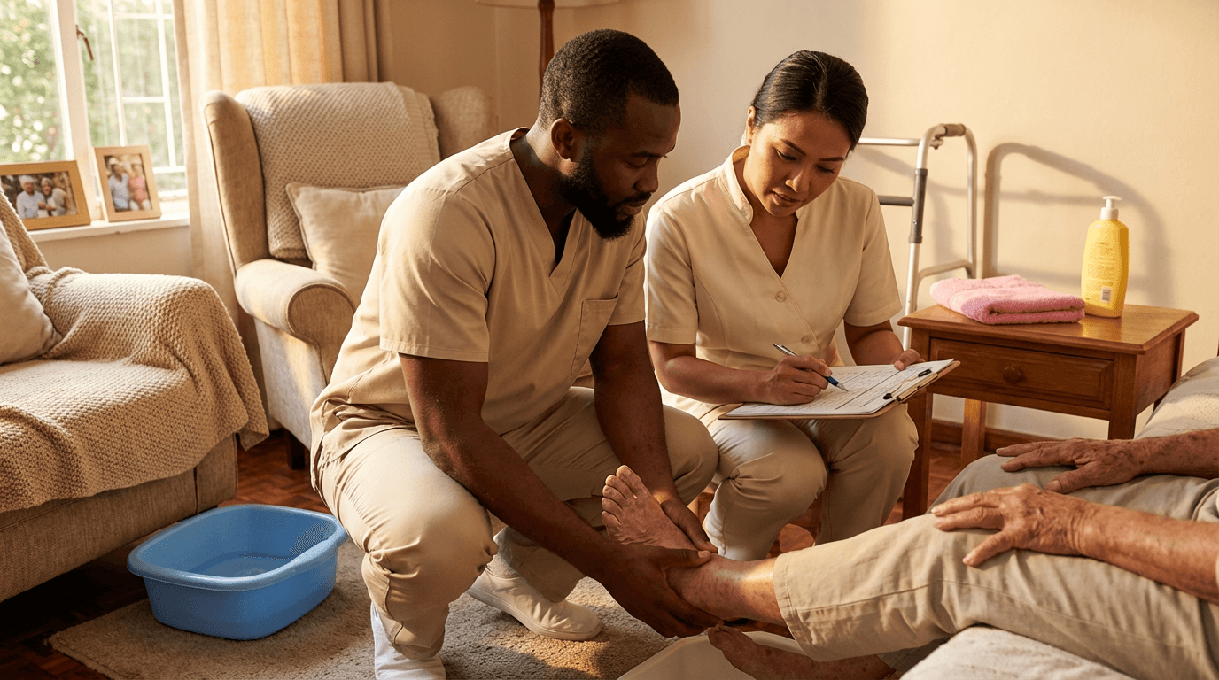 Foot Care for Elderly People Training