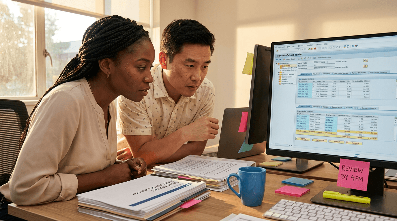 קורס הכשרה ב-SAP נכסים קבועים (חשבונאות נכסים)