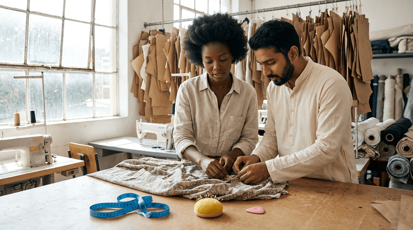 Blurred Sewing Training