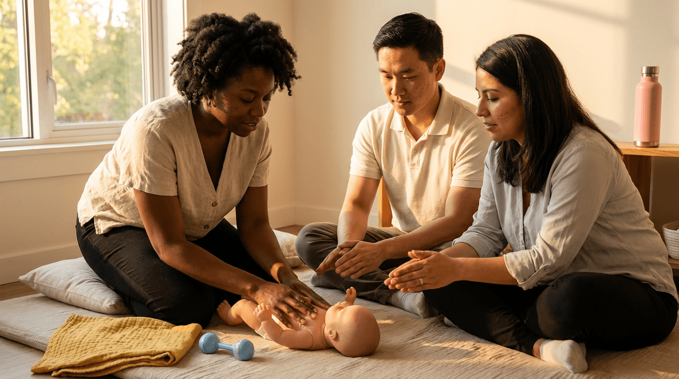 formation massage bébé et femme enceinte