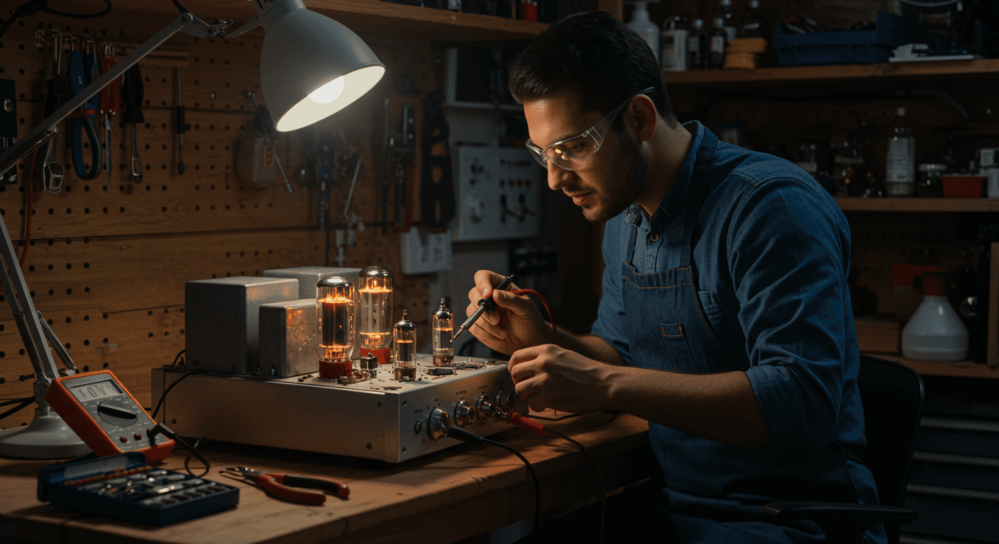 Curso de Reparo e Diagnóstico de Amplificadores Valvulados EL34/12AX7