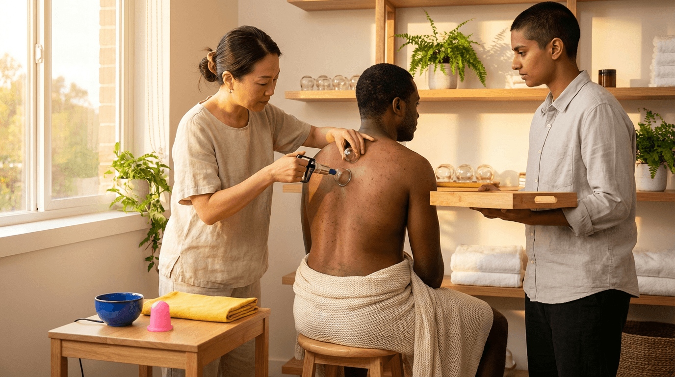 Chinese cupping training