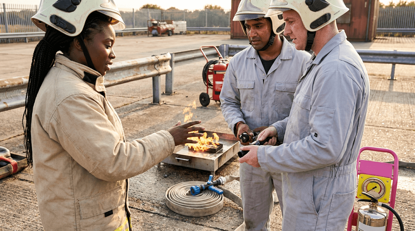 Fire Fighting Tray Training