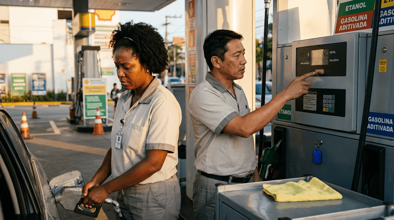 Curso de Atendente de Posto de Gasolina