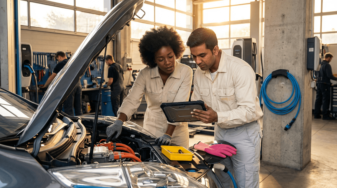 Electric vehicle maintenance training