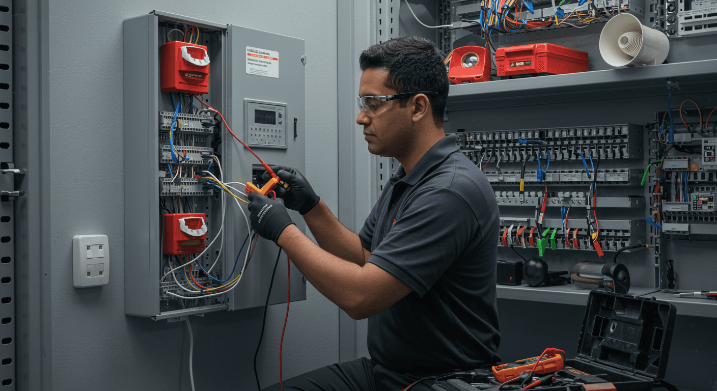 Curso de Instalación integrada de detección de incendios, intrusión y puntos de datos para locales comerciales