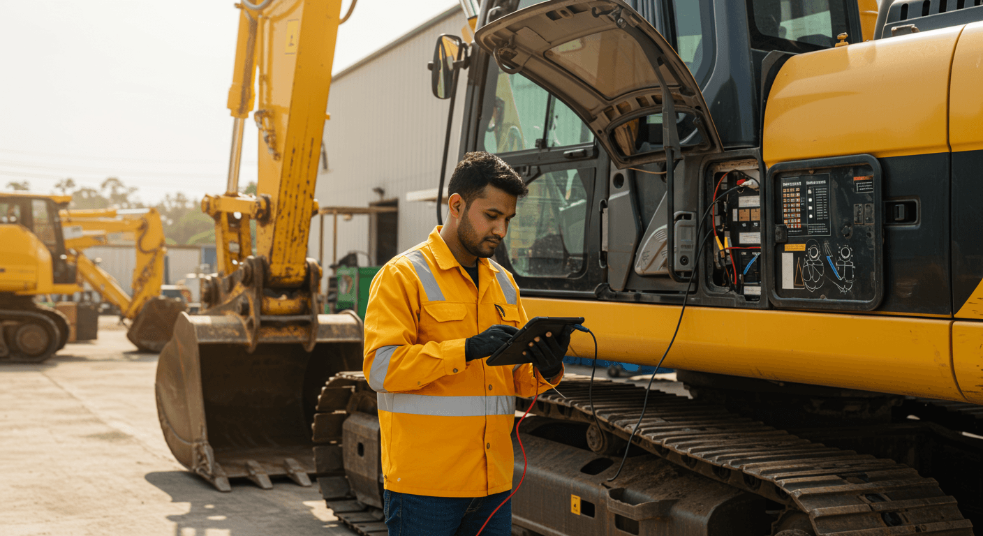 Curso de Diagnóstico e reparo de sistemas hidráulicos em escavadeiras Caterpillar