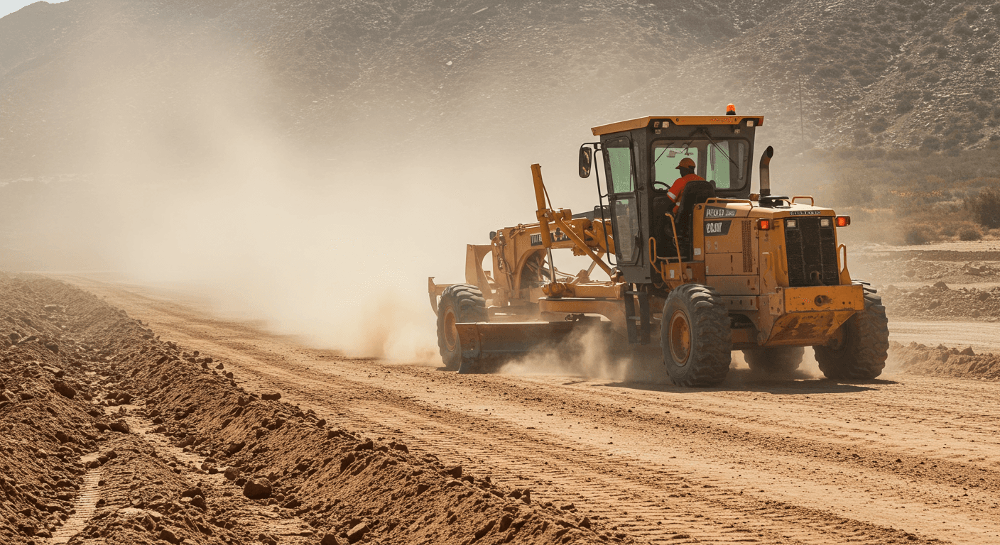 Curso de Domínio técnico e operacional da moto niveladora para produtividade e redução de custos