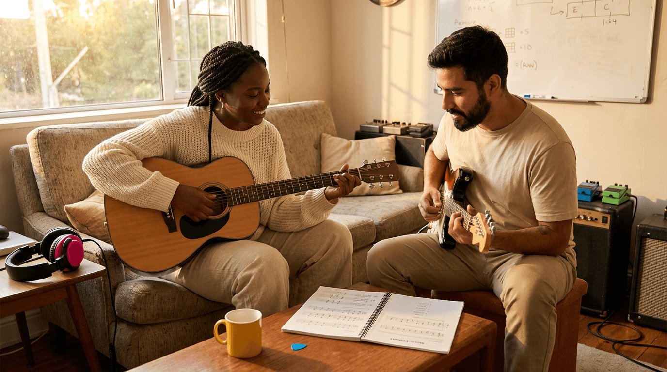 Music Theory and Guitar Course
