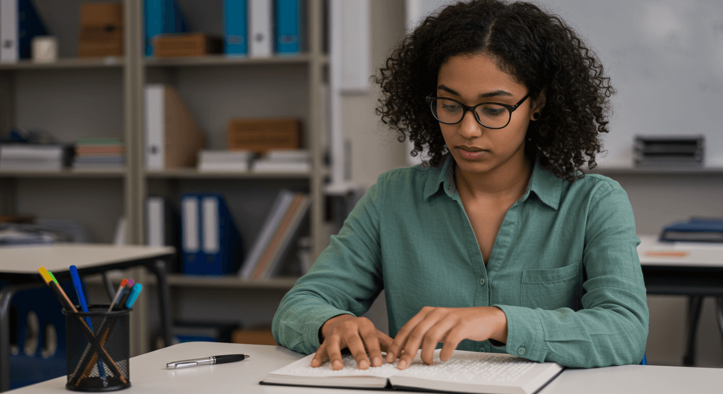 Curso de Estimular a leitura em alunos com deficiência visual: estratégias, recursos e planejamento