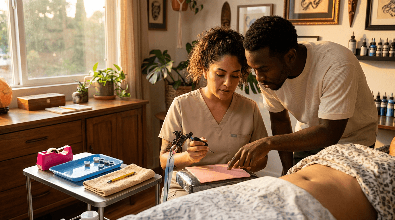 Stretch Mark Camouflage Training