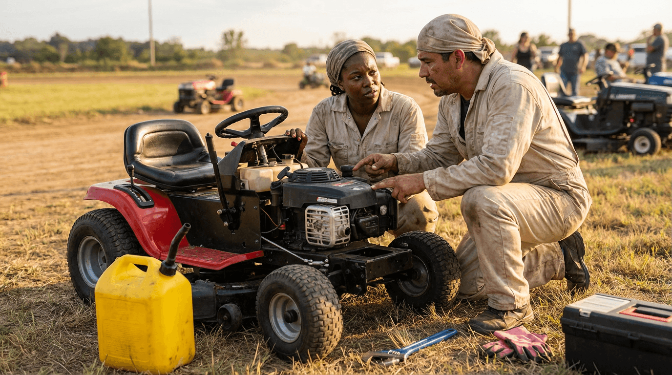 Lawn Mower Racing Course