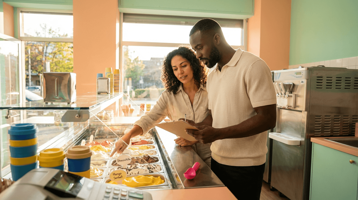 आइसक्रीम दुकान प्रबंधन कोर्स