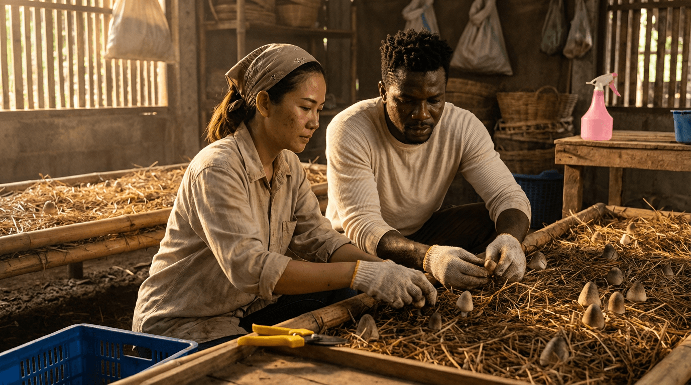 Straw Mushroom Cultivation Course