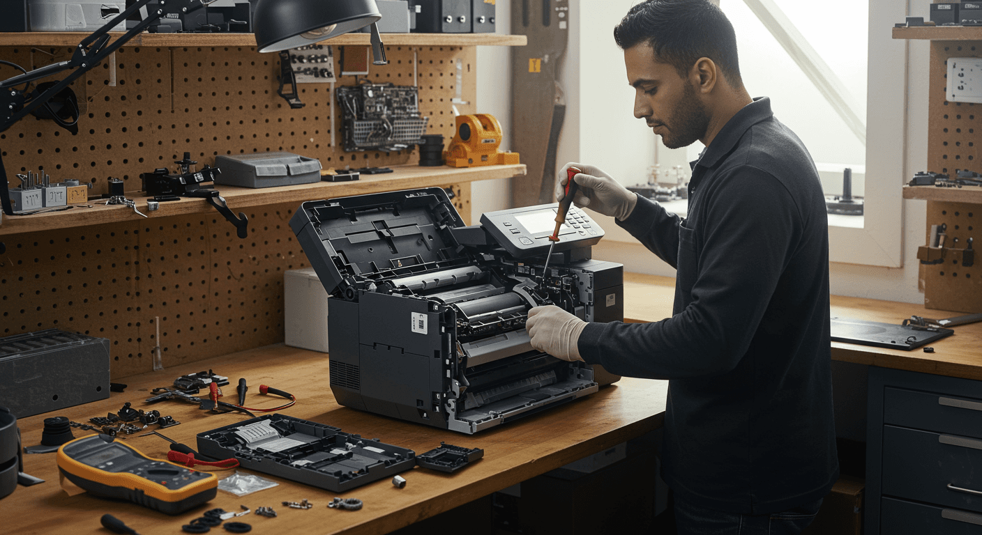 Curso de Manutenção e diagnóstico de impressoras multifuncionais