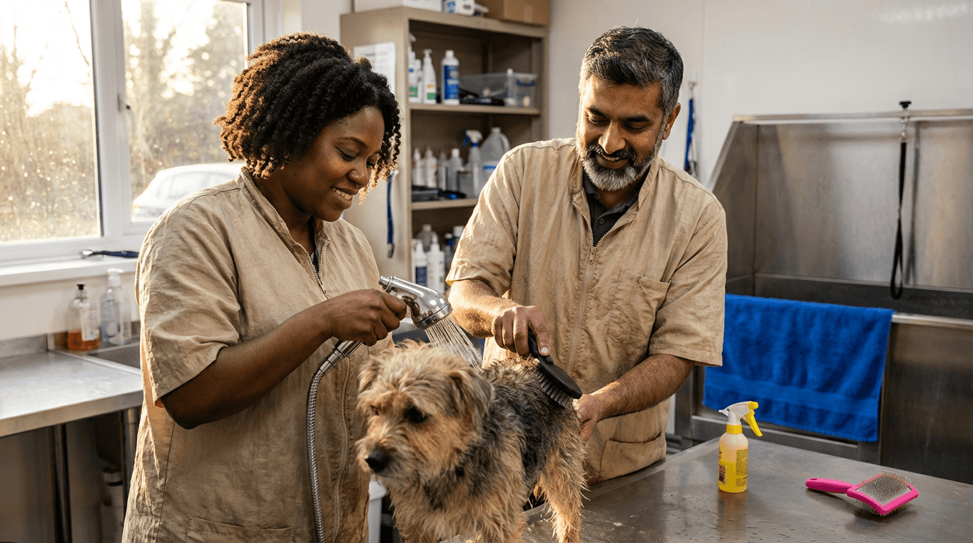Curso de Tosa e Banho de Cachorro