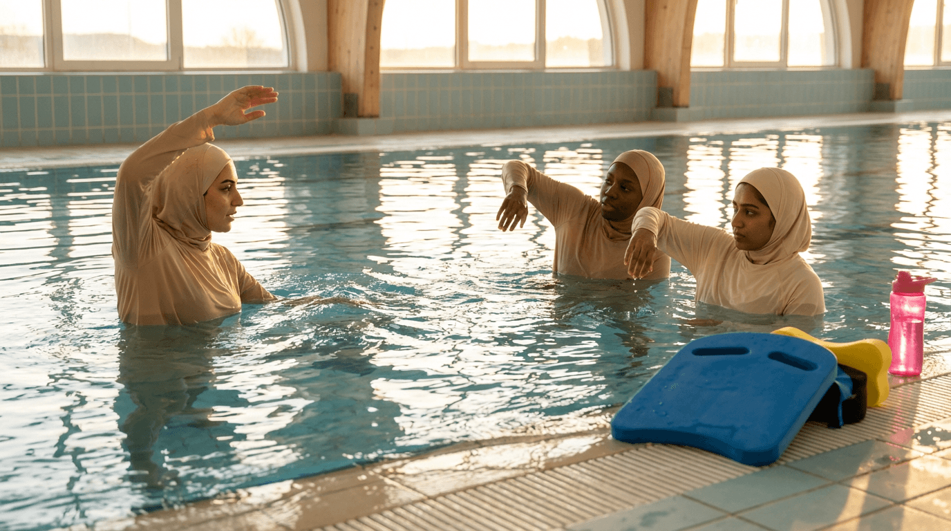 Swimming Course for Veiled Women