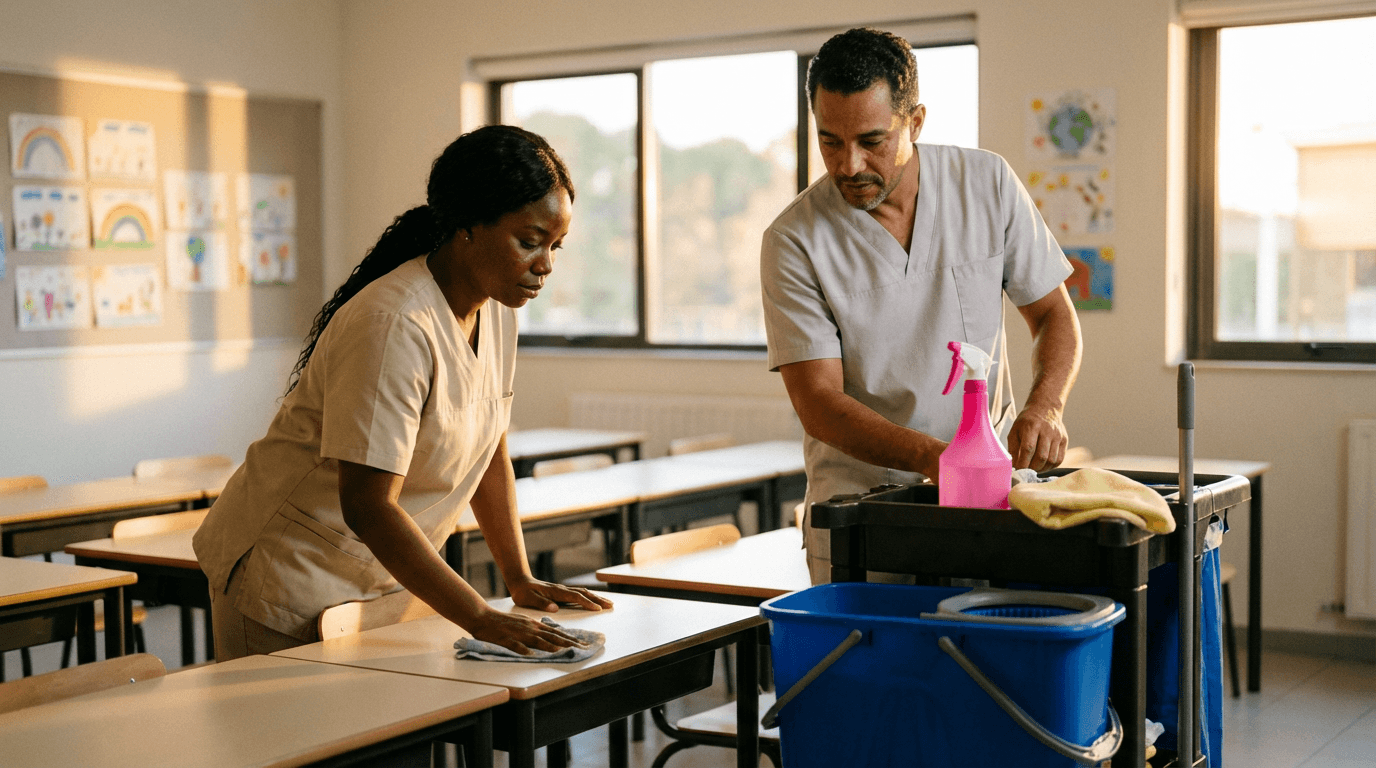 Curso de Auxiliar de Limpeza Escolar