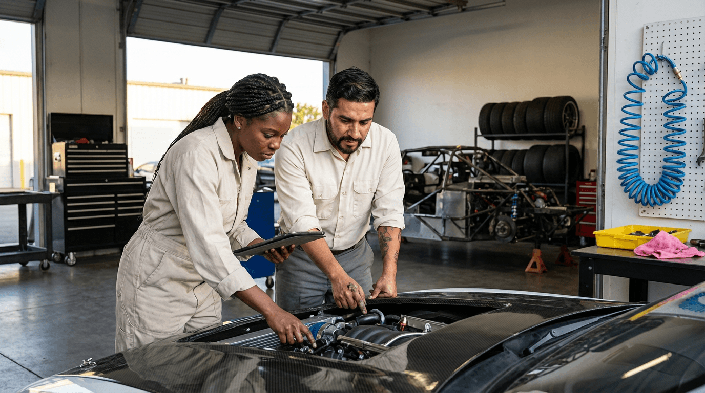 Automotive competition mechanic training