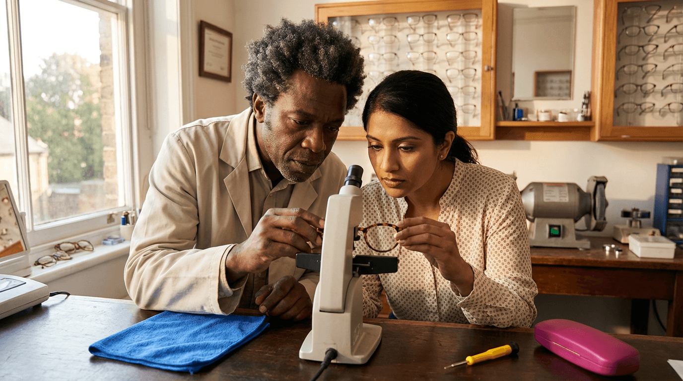 ऑप्टिशियन और आईग्लास मेकर प्रशिक्षण