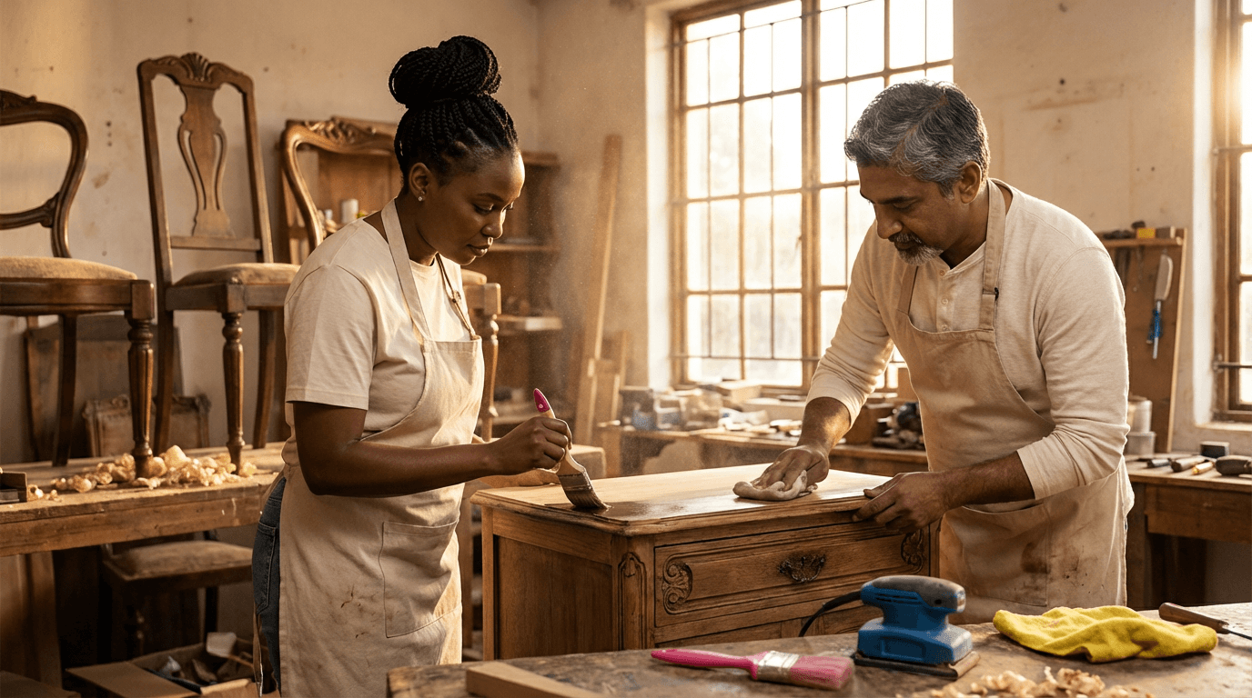 가구 패티나 코스