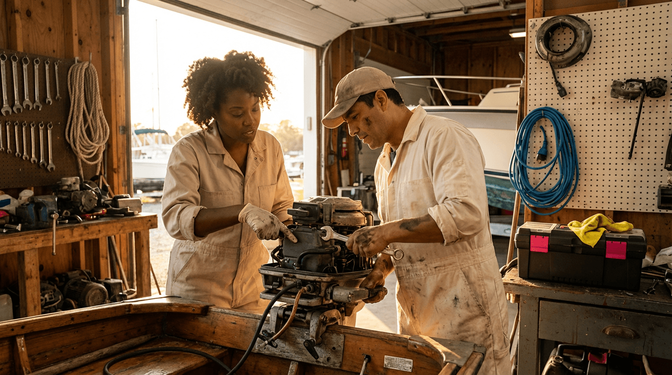 आउटबोर्ड इंजन मैकेनिक्स कोर्स